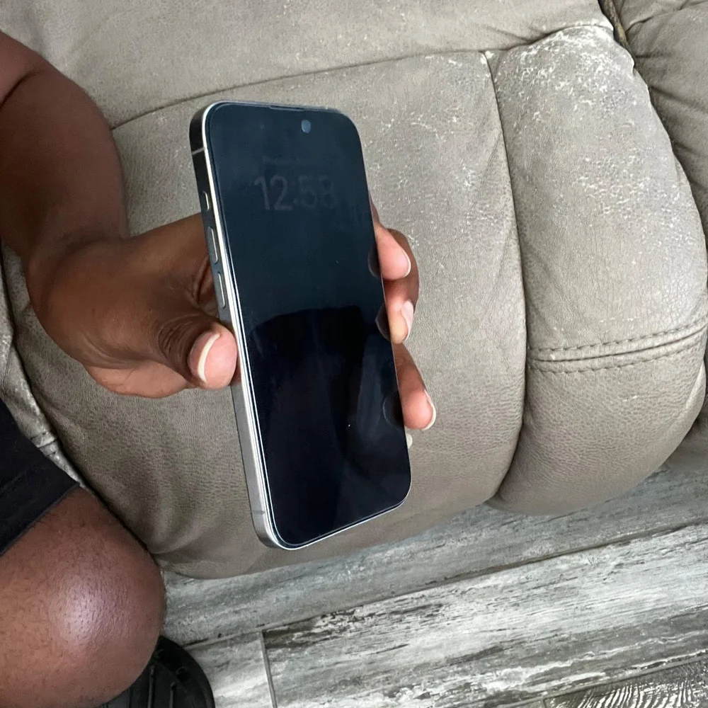 Sleek Black Screen Protector for Modern Smartphones